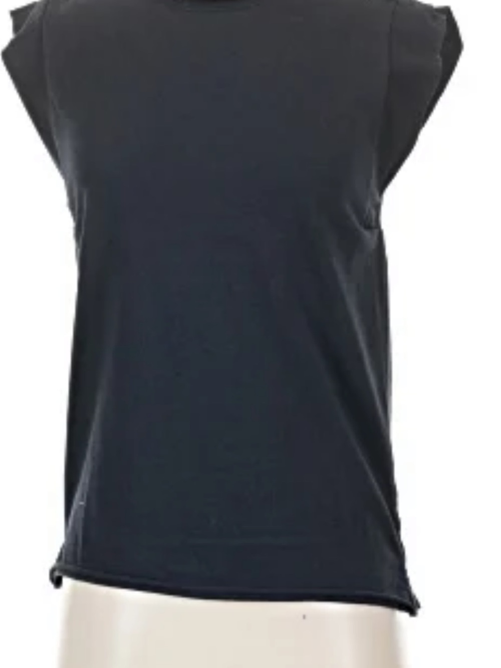 rag & bone Black Sleeveless Crewneck Tank